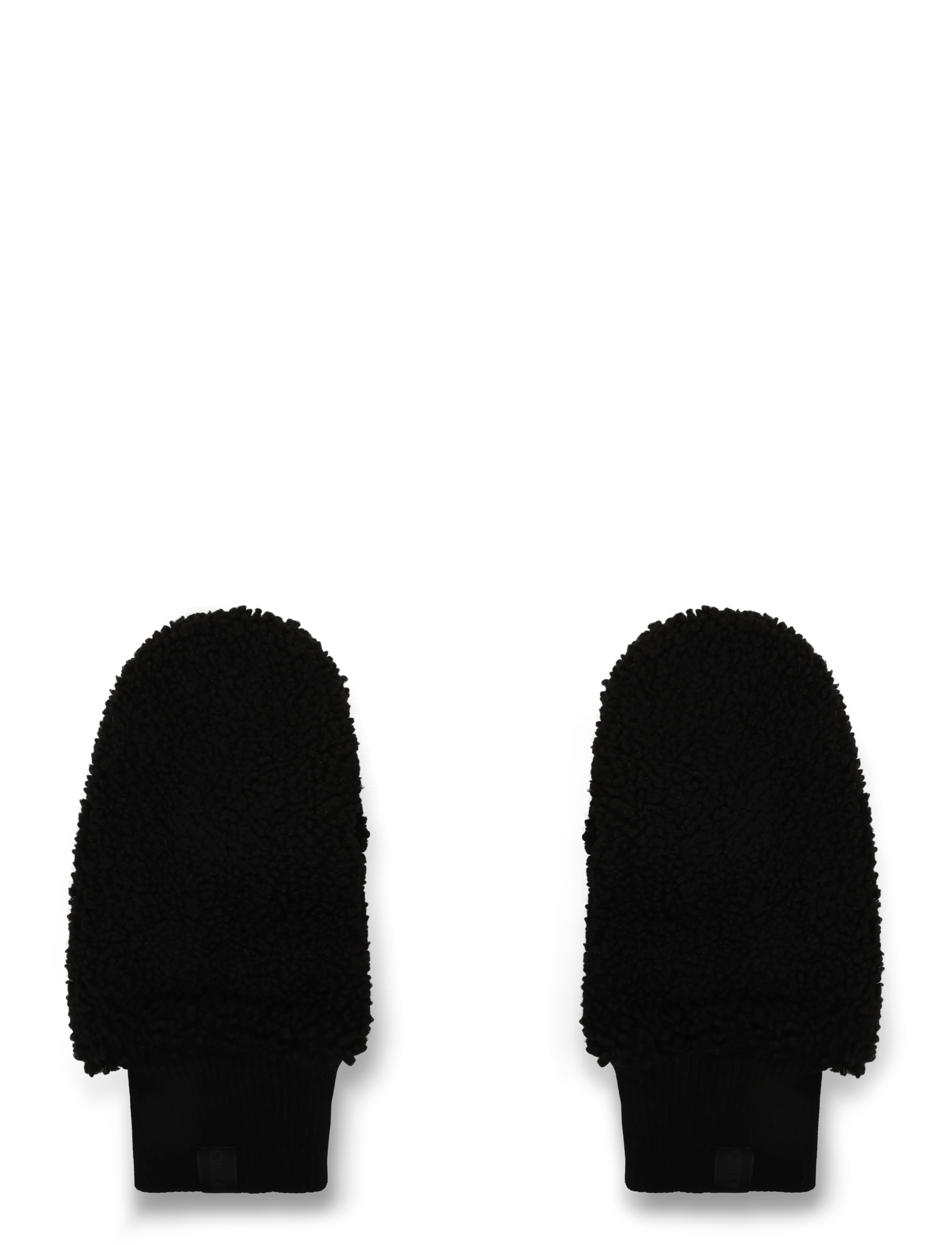 aim´n - Pile Mittens - thumb gloves - black - 1