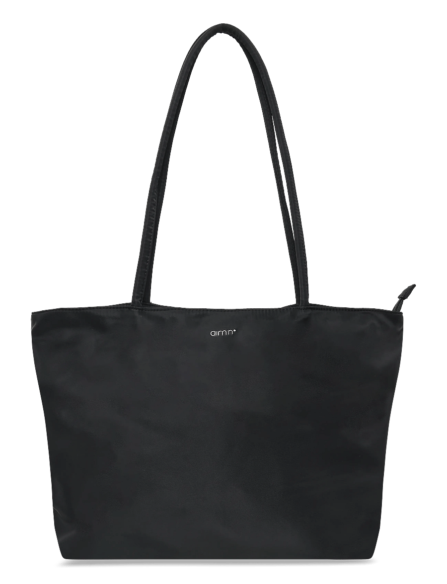 aim´n - Nylon Tote Bag - tote bags - black - 0