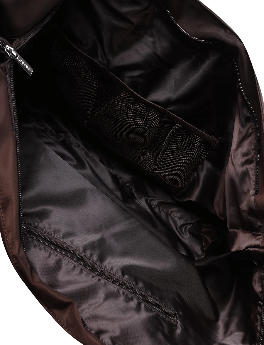 aim´n - Nylon Weekend Bag - kotid - chocolate - 3