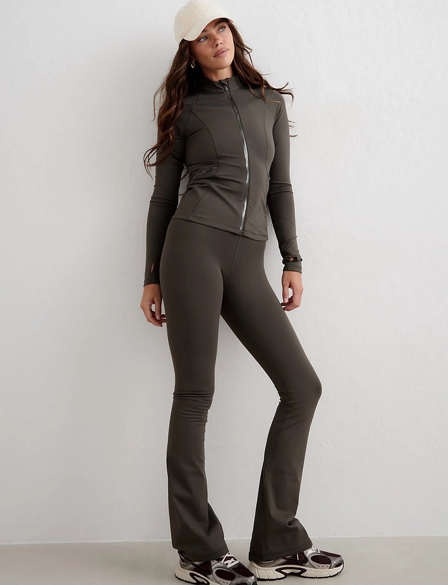 aim´n - Warming Zip Jacket - sportsjakker - dark ivy - 4