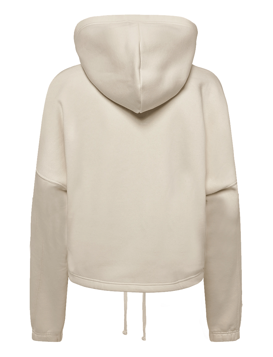 aim´n - Varsity Sweat Zip Hood - overdele - cream - 1