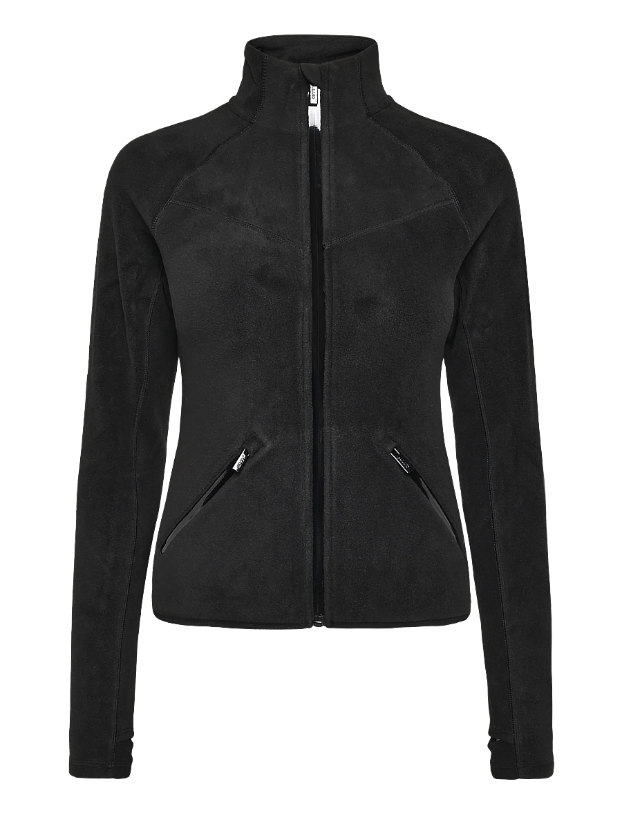 aim´n - Stretch Fleece Zip Jacket - välijoped - black - 1