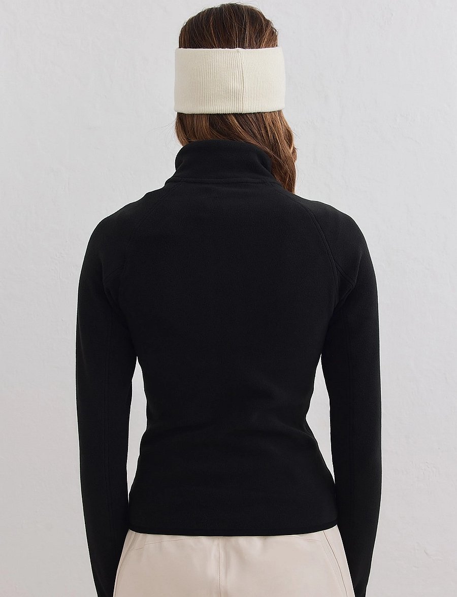 aim´n - Stretch Fleece Zip Jacket - välijoped - black - 3