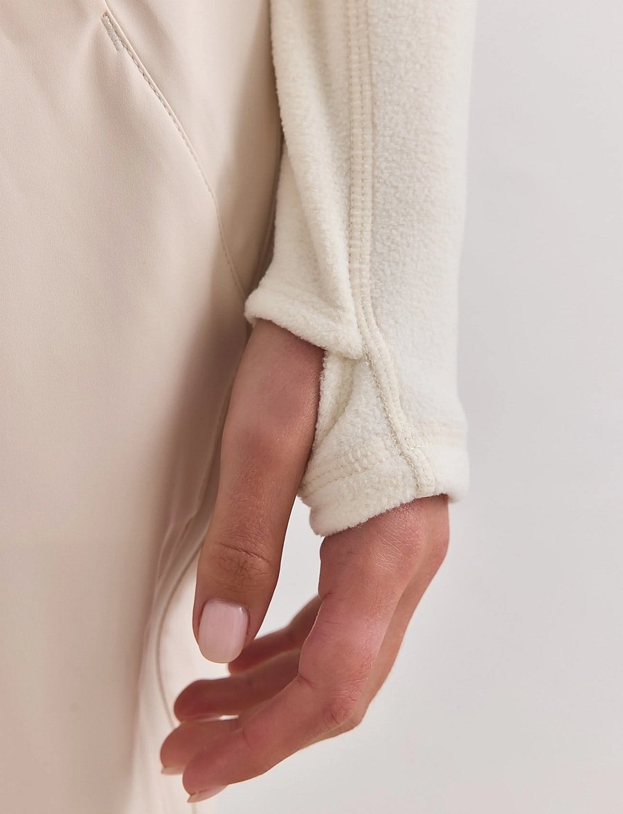 aim´n - Stretch Fleece Zip Jacket - outdoor jacken - cream - 5