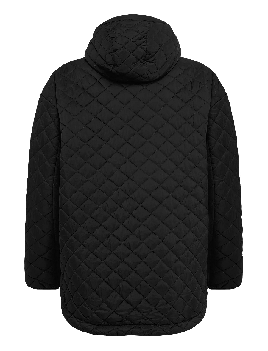 aim´n - Quilted Anorak - anoraks - black - 2