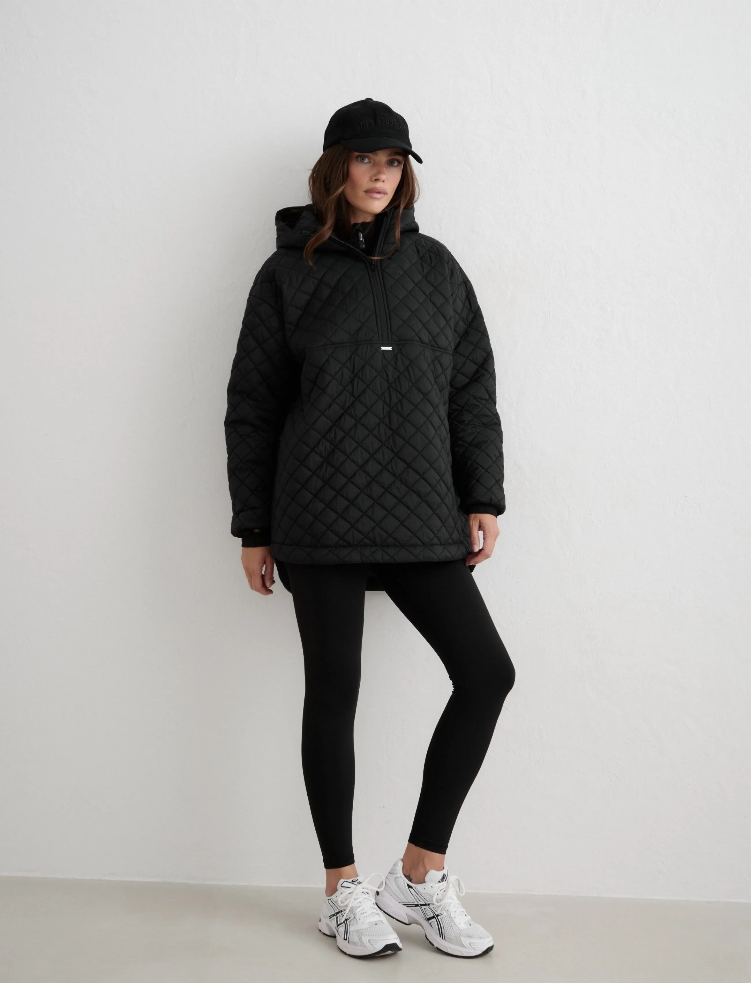 aim´n Quilted Anorak - Jacken - BLACK / black