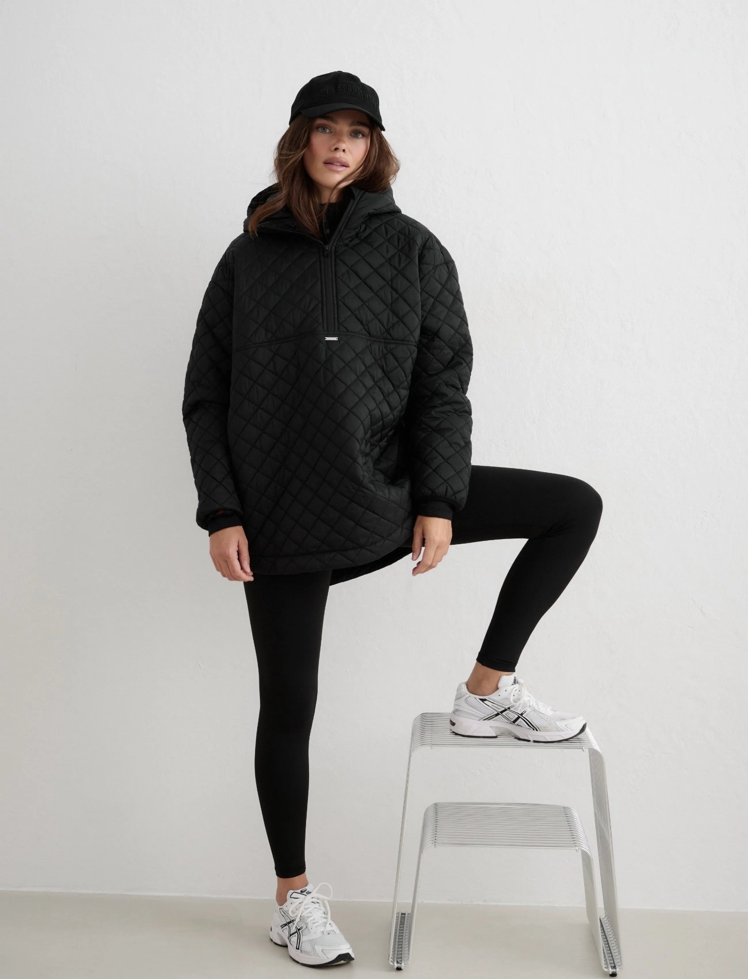aim´n - Quilted Anorak - anoraks - black - 3