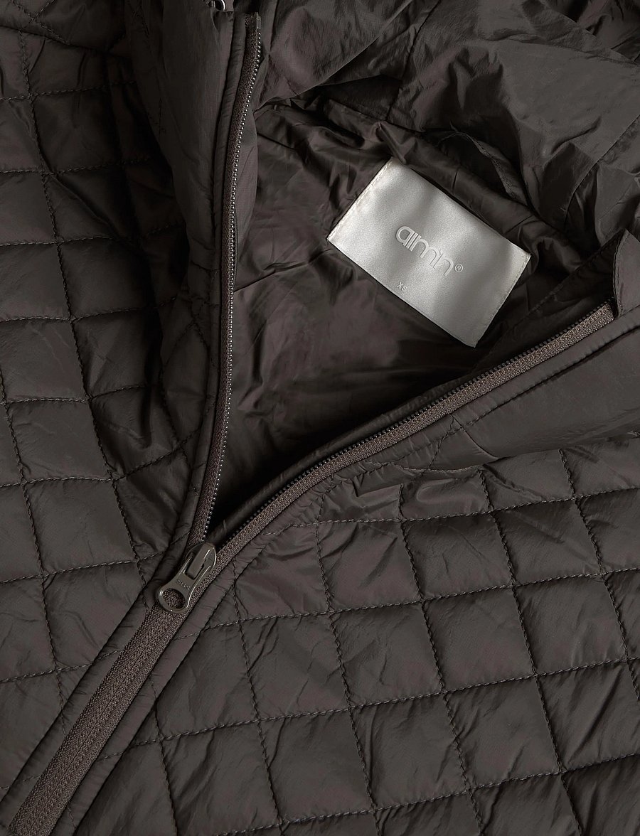 aim´n - Quilted Anorak - anoraks - dark ivy - 2