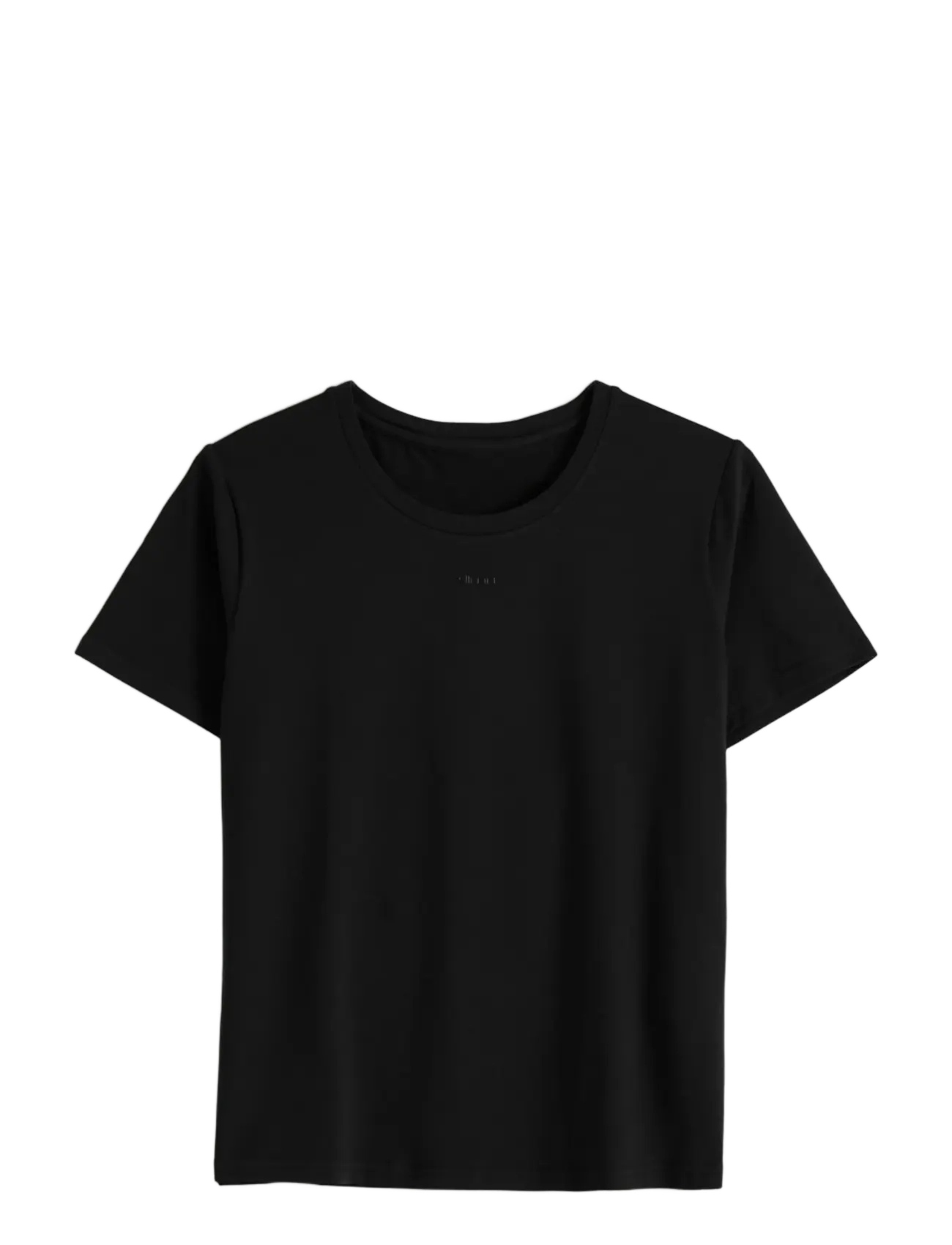 aim´n - Soft Basic Round-Neck Short Sleeve - t-shirts - black - 1