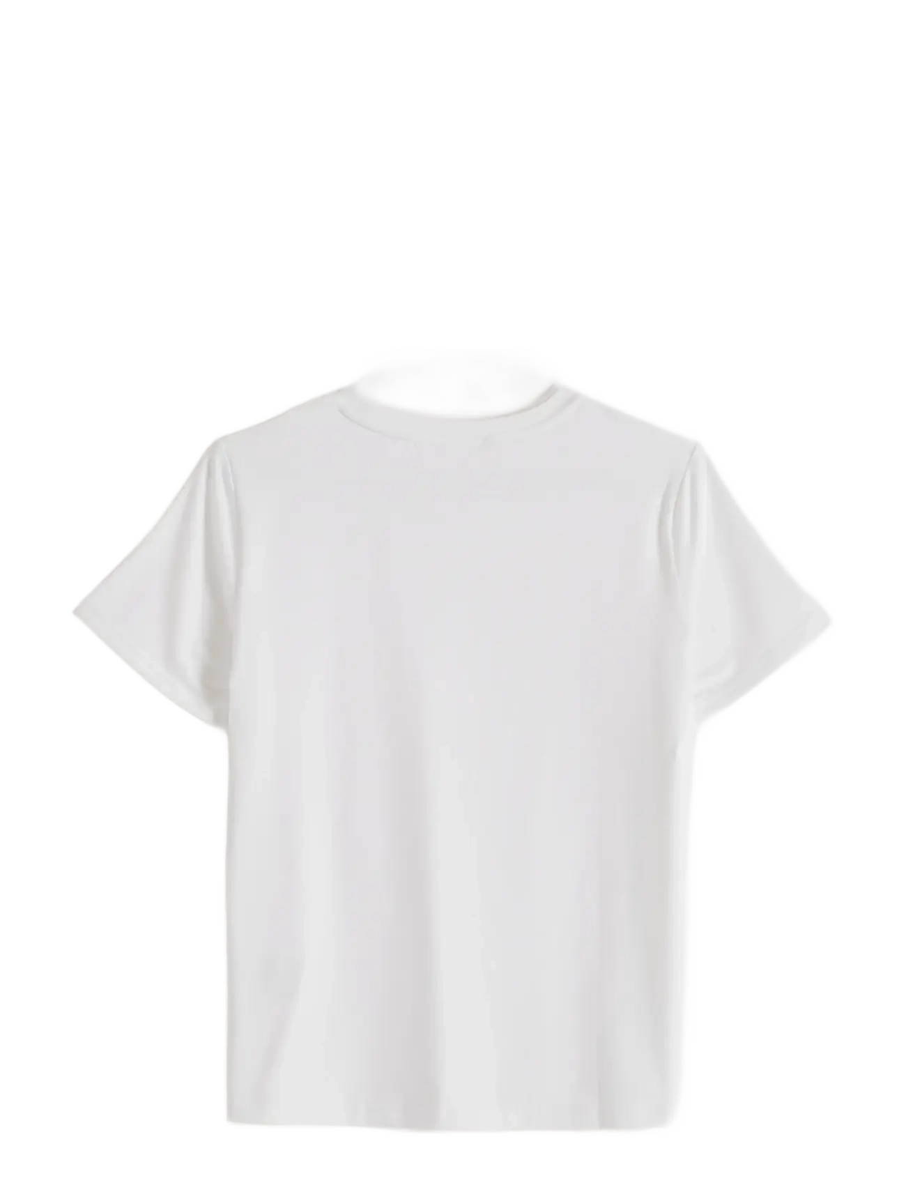 aim´n - Soft Basic Round-Neck Short Sleeve - t-shirts - white - 2