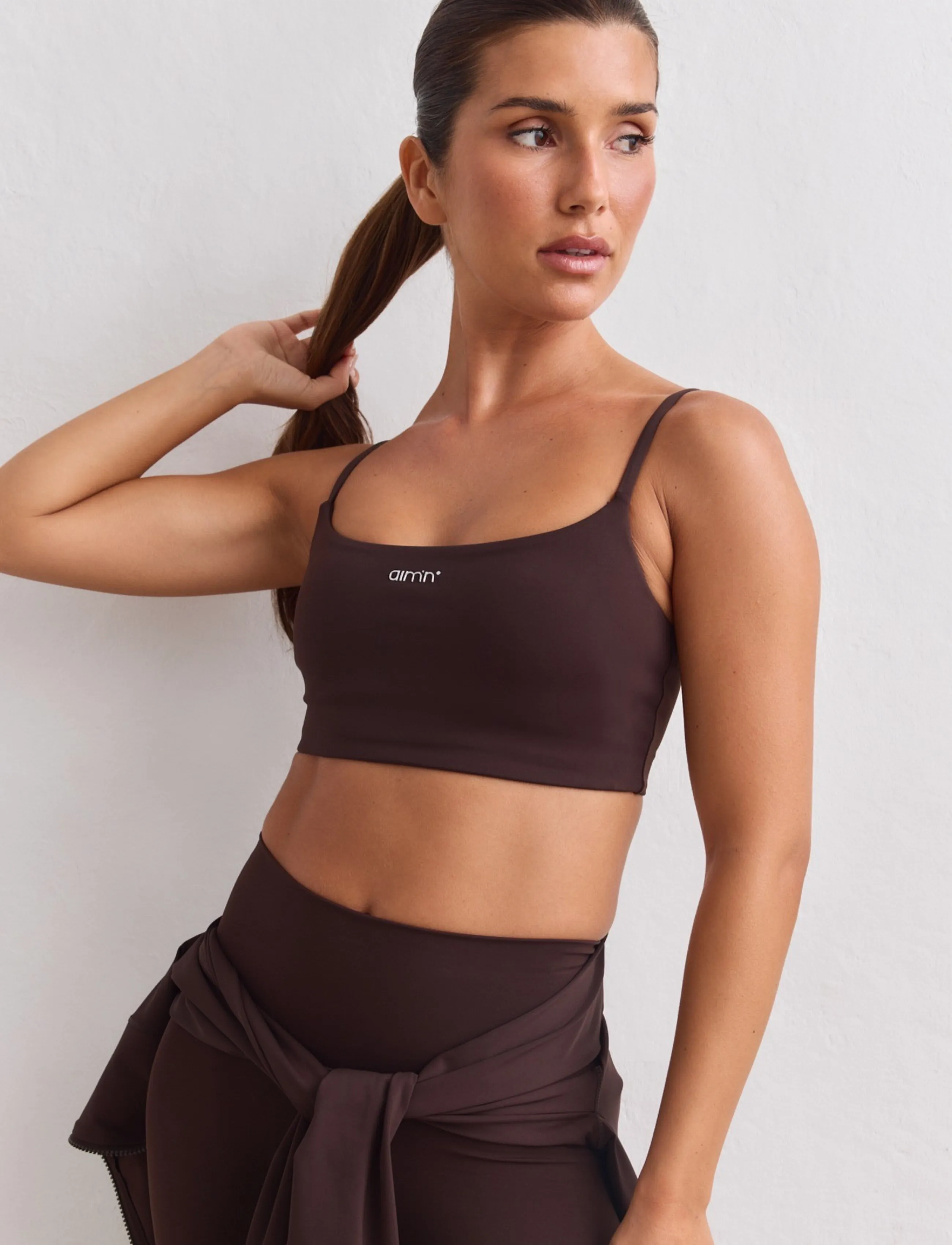 aim´n - Sculpting Strap Bra - mittlerer halt - chocolate - 5
