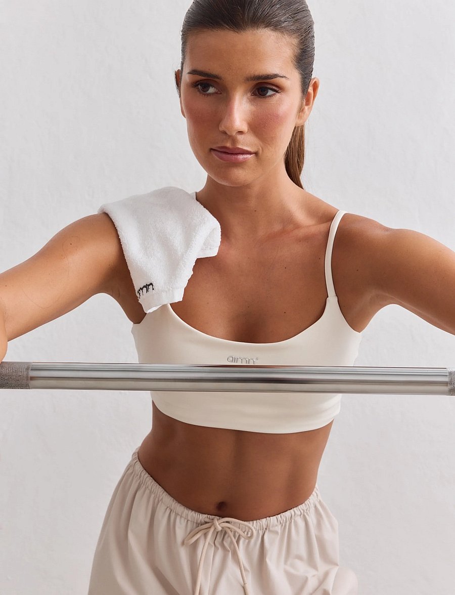 aim´n - Sculpting Strap Bra - mittlerer halt - cream - 3