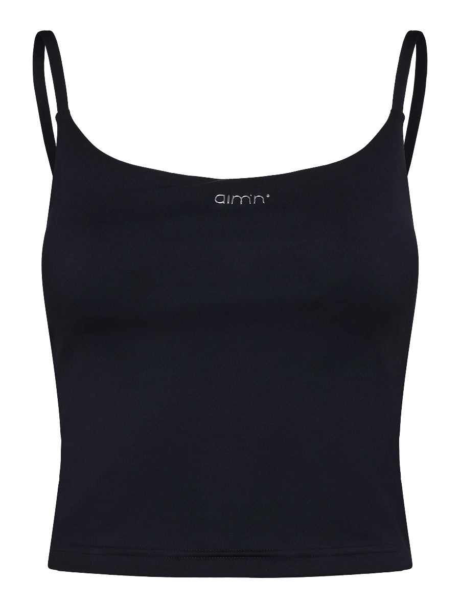 aim´n - Sculpting Strap Singlet - tank tops - black - 1