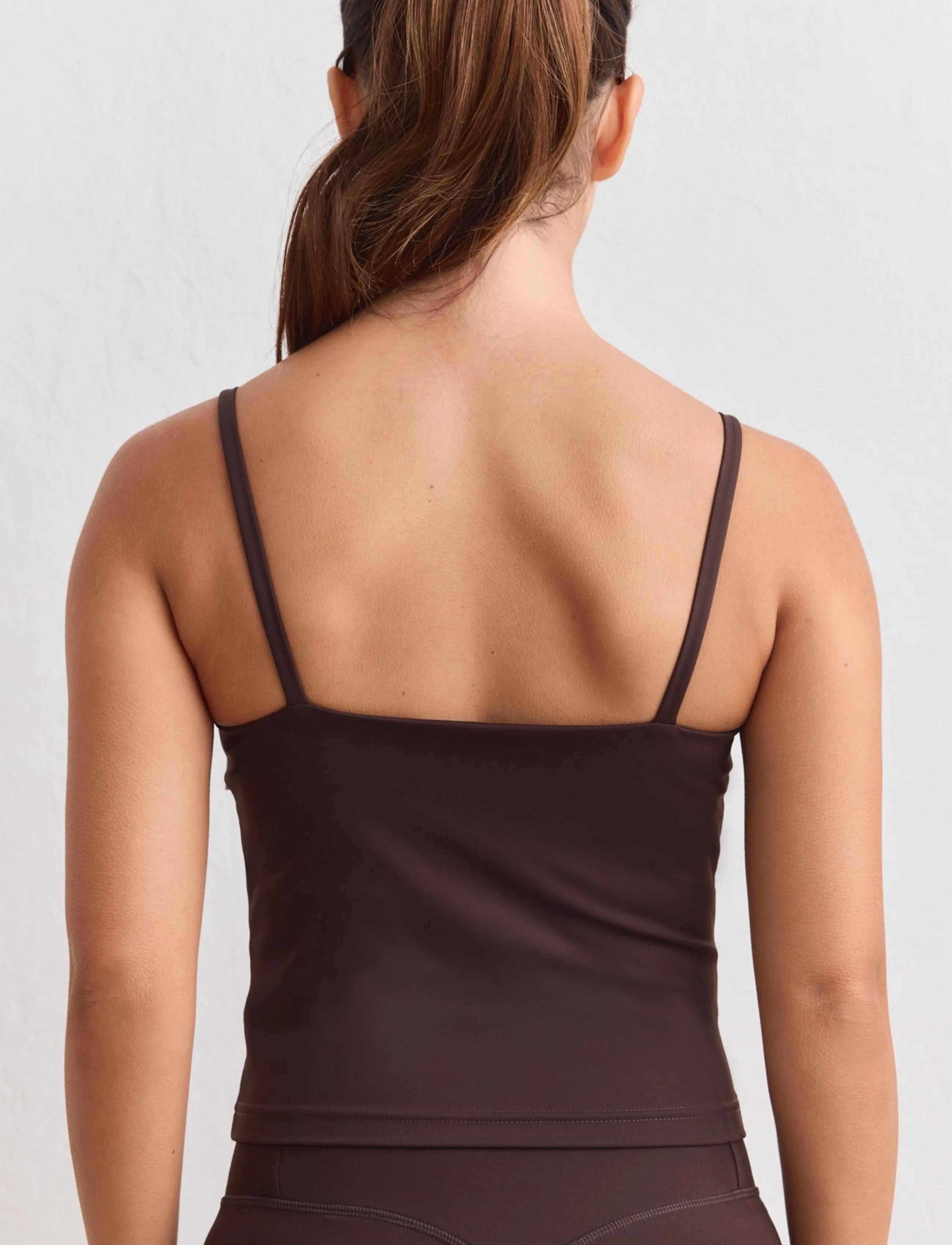 Aimn Sculpting Strap Singlet linnen dam – bild 5