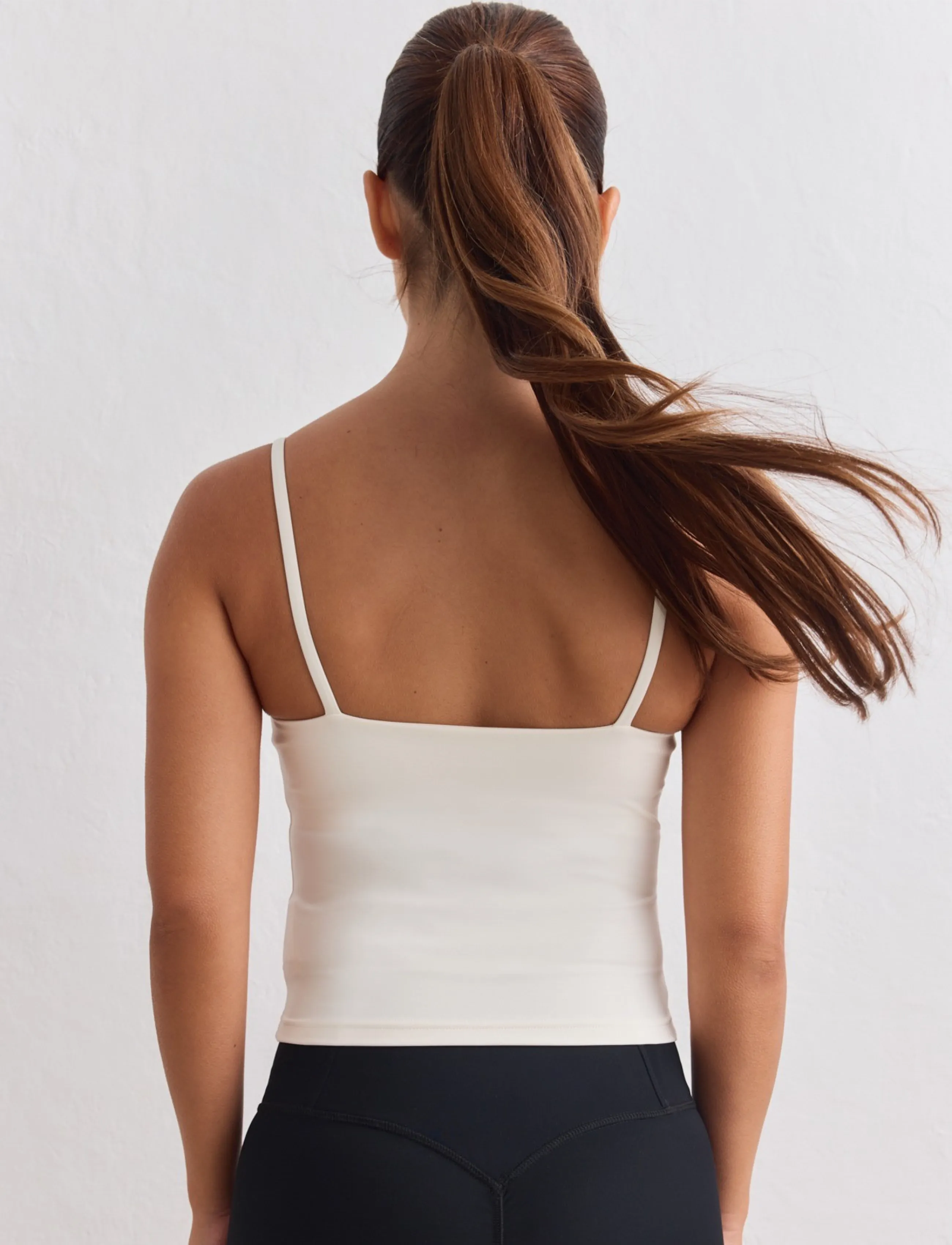 aim´n - Sculpting Strap Singlet - tank tops - cream - 4
