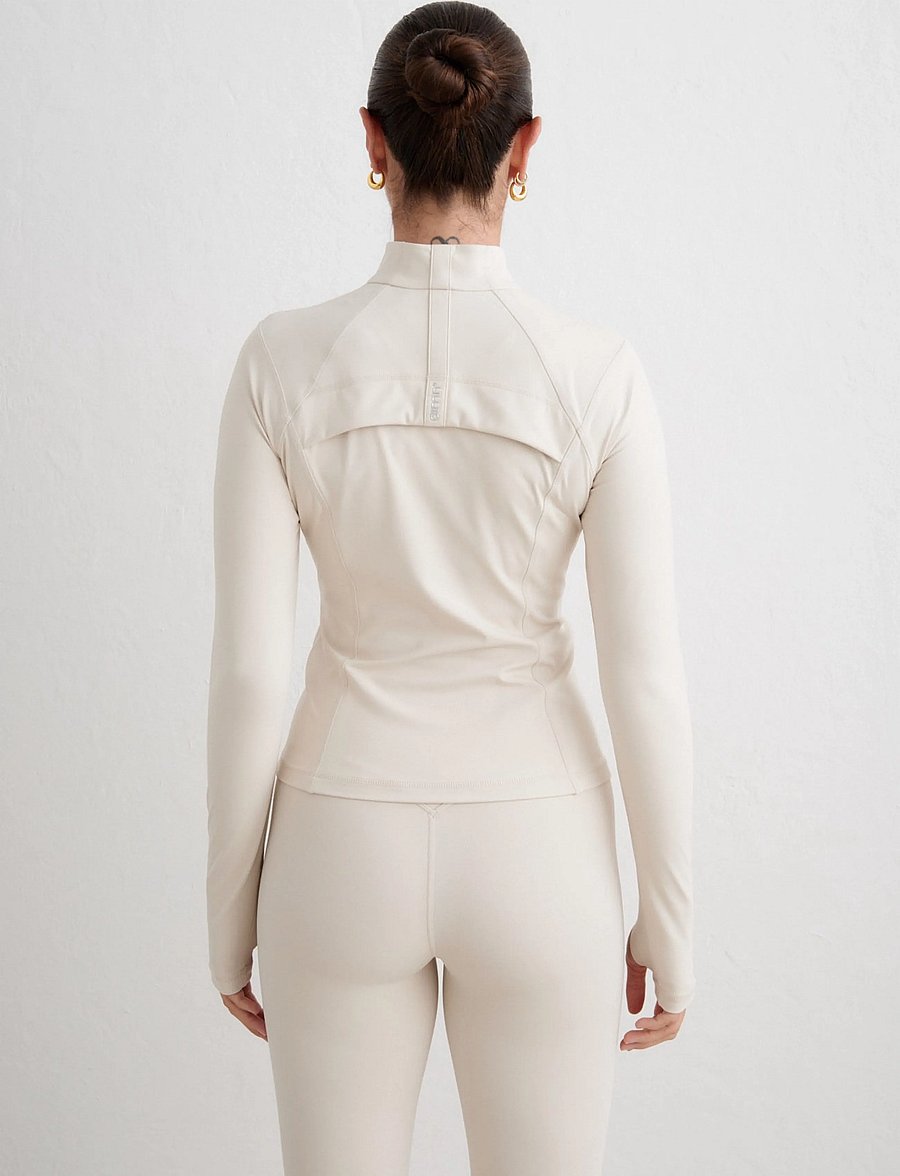 aim´n - Sculpting Jacket - spordijakid - sand - 4