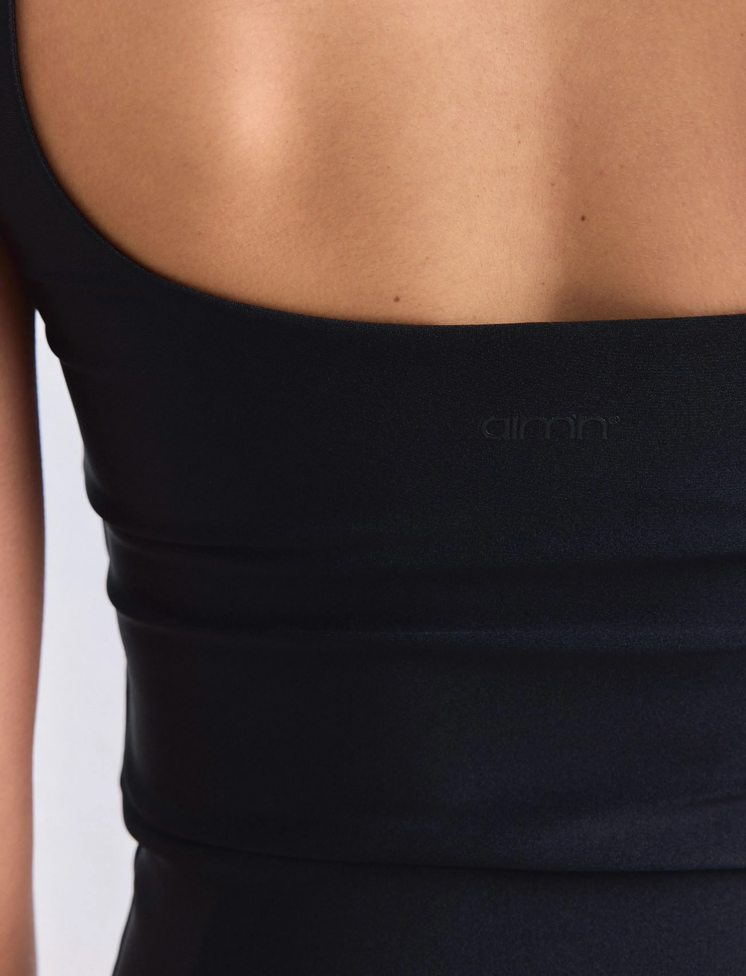aim´n - Shimmer Singlet - Õlapaeltega pluusid - black - 4
