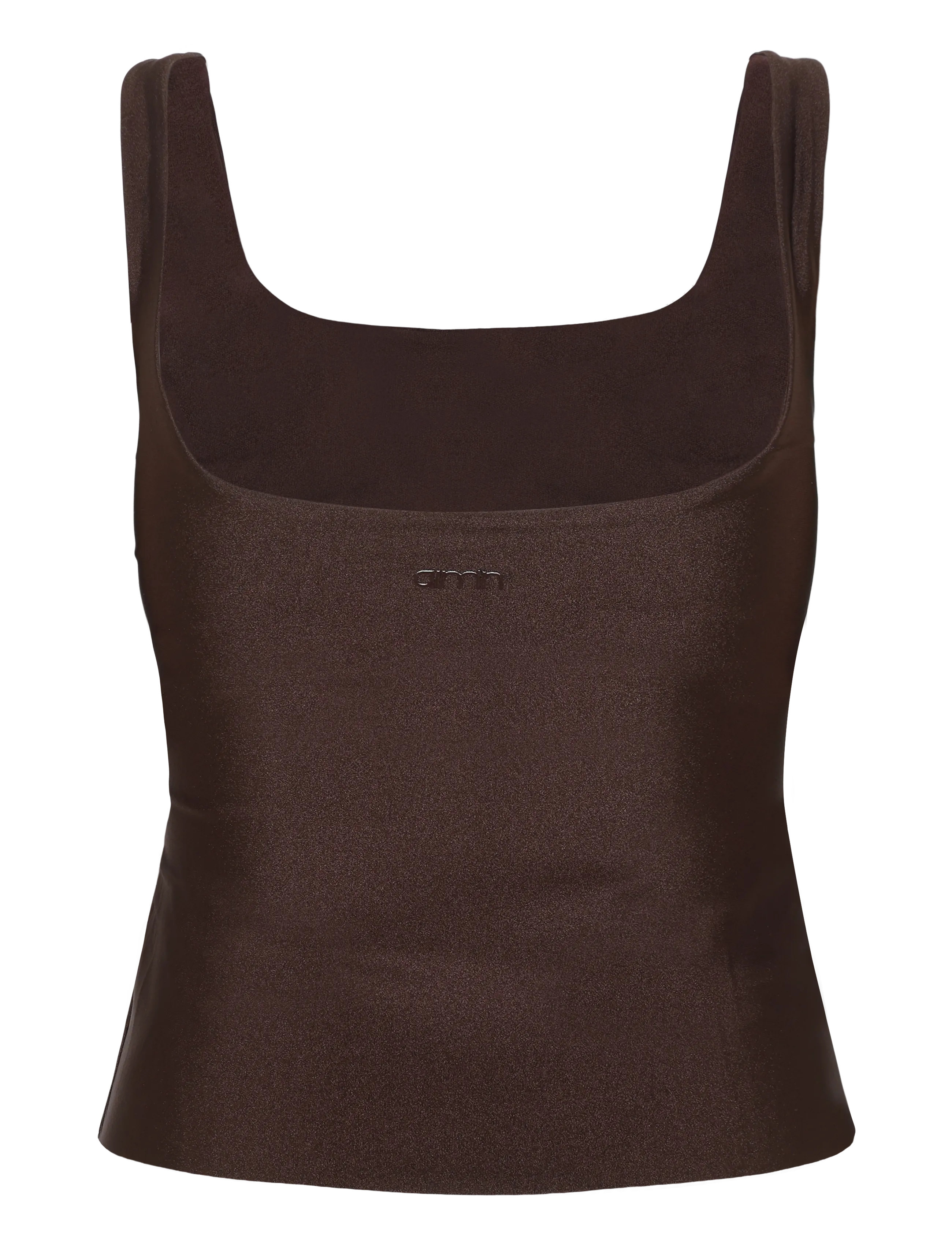 aim´n - Shimmer Singlet - Õlapaeltega pluusid - chocolate - 2