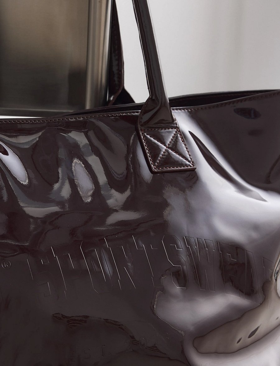 aim´n - Glossy Tote Bag - tragetaschen - chocolate - 1