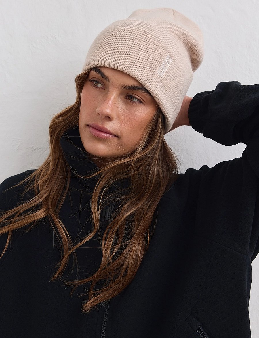 aim´n - Outdoor Logo Beanie - mützen - sand - 0