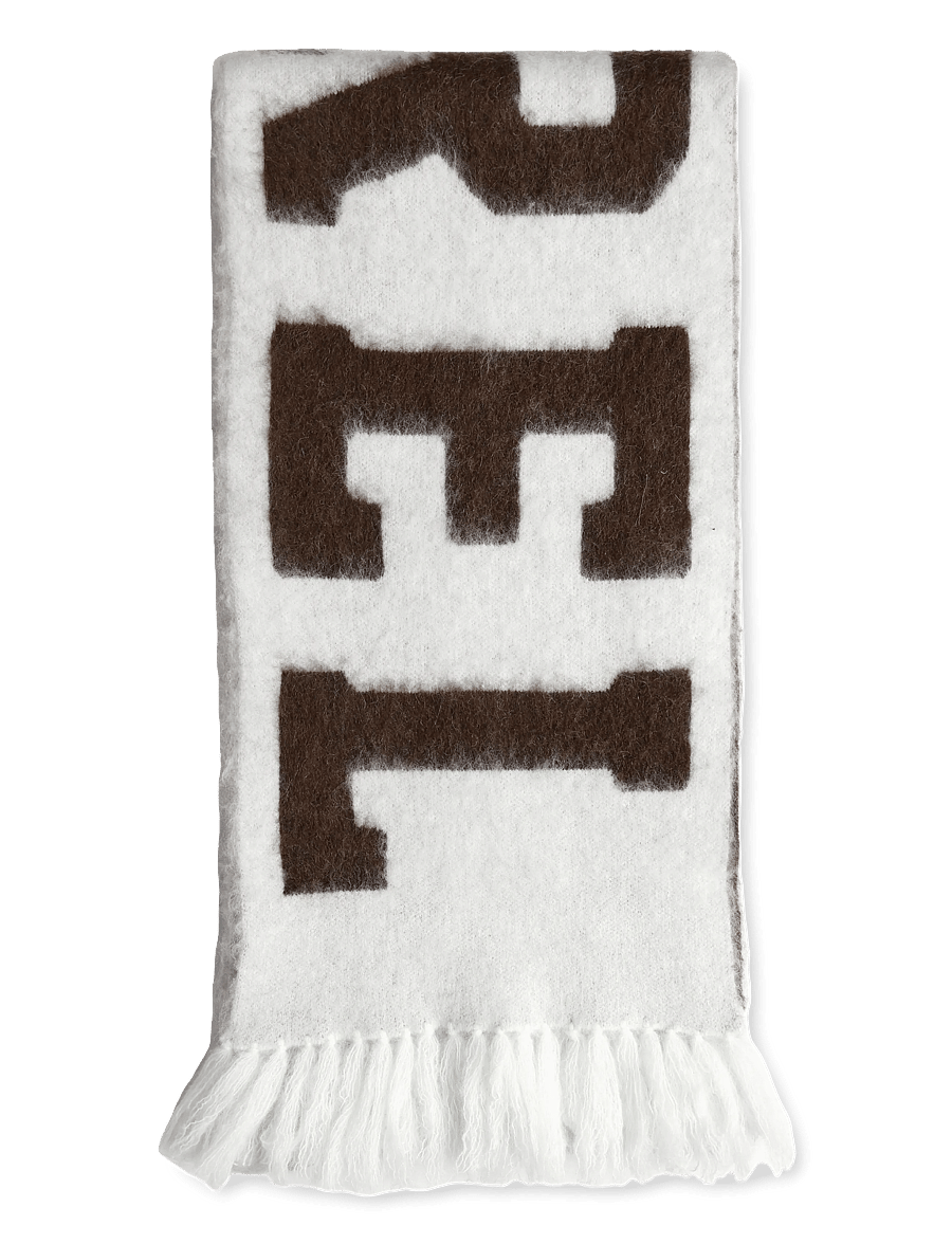 aim´n - College Knit Scarf - huivit & kaulahuivit - cream - 1