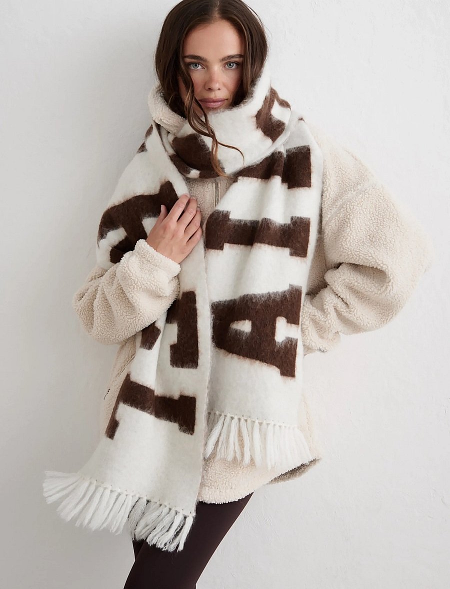 aim´n - College Knit Scarf - cream - 2
