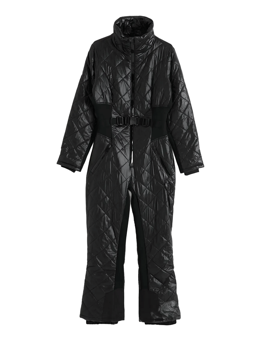 aim´n - Luxe Ski Overall - black - 2