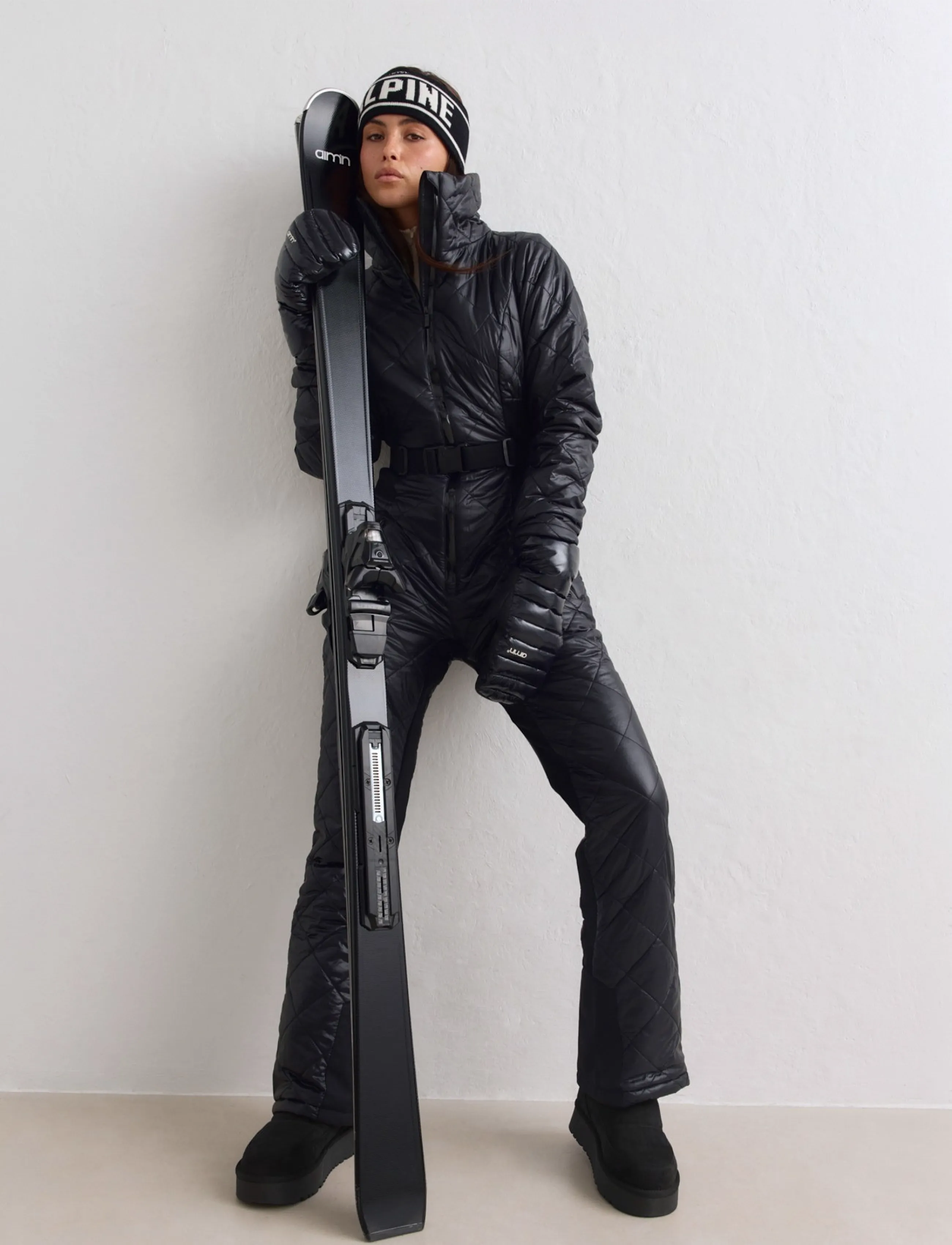 aim´n Luxe Ski Overall - Õueriided - BLACK / black