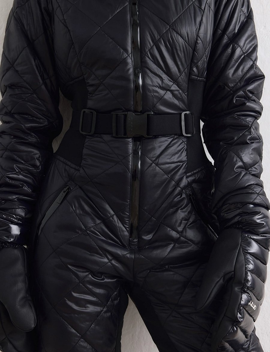 aim´n - Luxe Ski Overall - black - 4