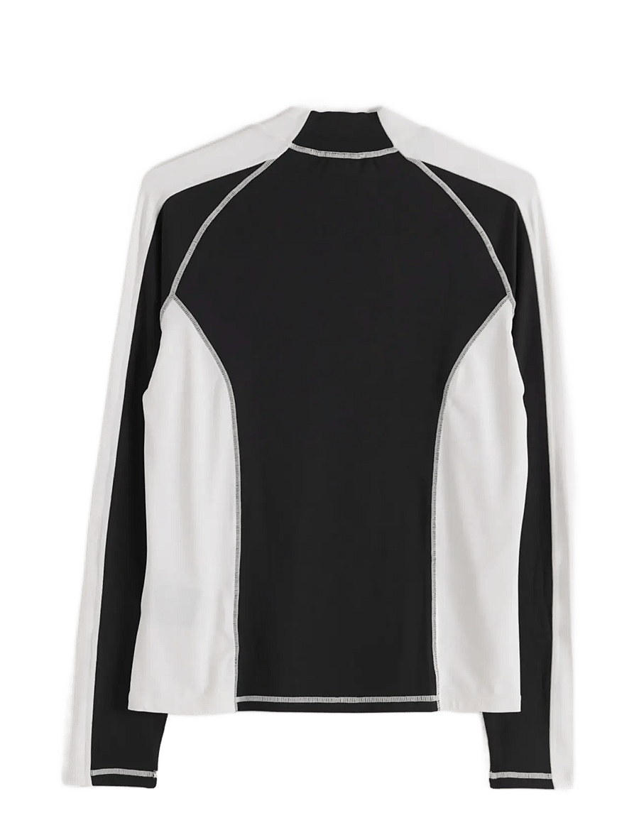 aim´n - Soft Basic Baselayer Long Sleeve - black/white - 1