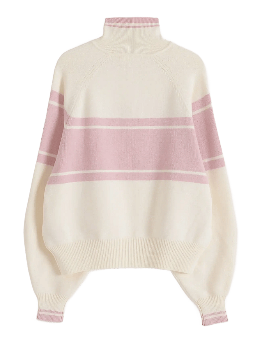 aim´n - Alpine Knitted Half Zip - sweatshirts - pink frost - 2
