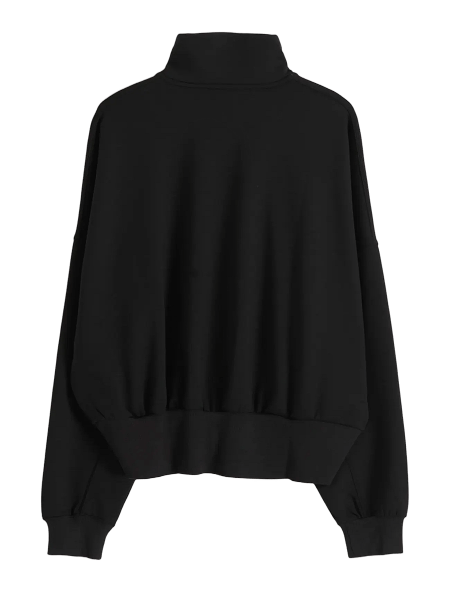 aim´n - Soft Modal Zip Jacket - Överdelar - black - 1