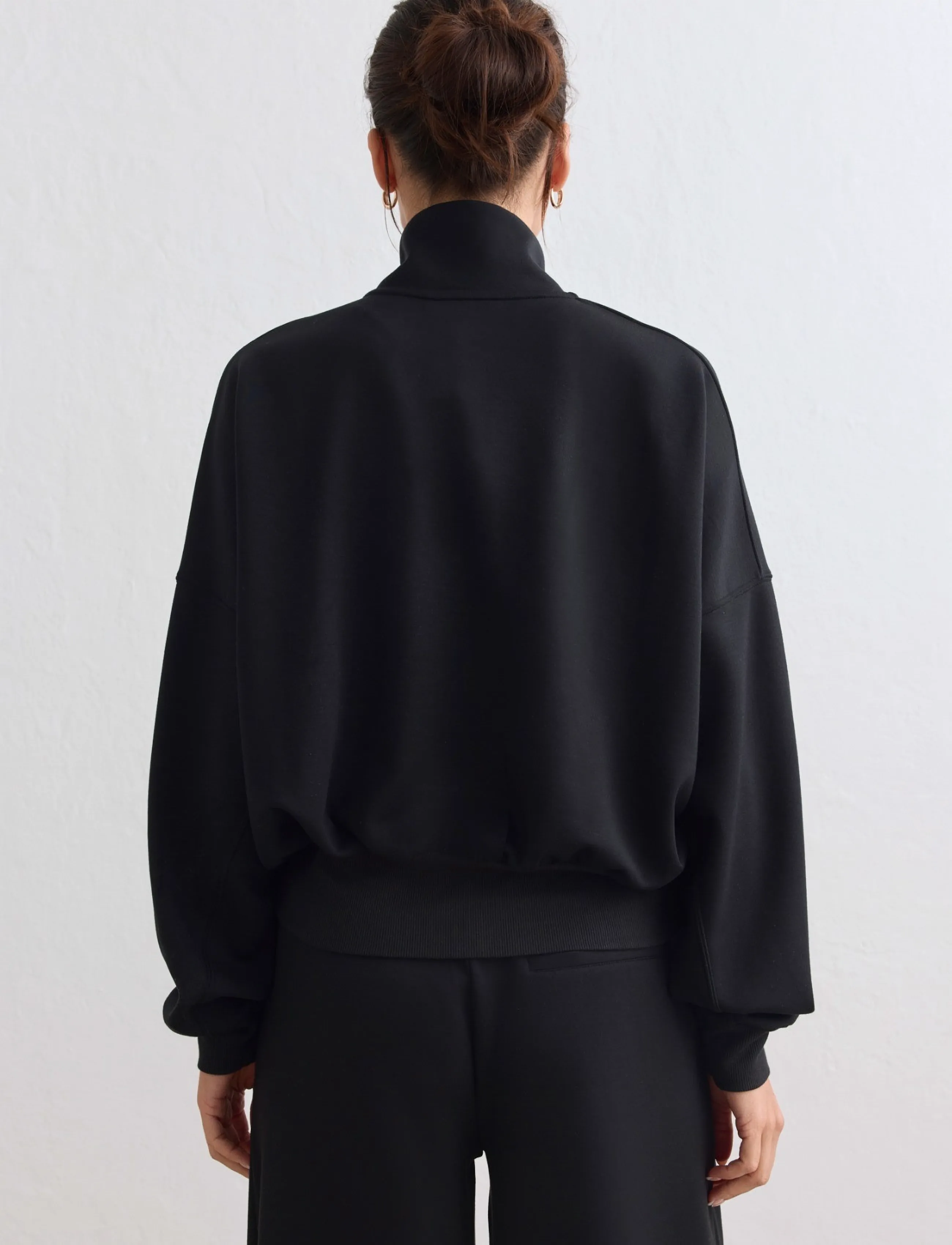 aim´n - Soft Modal Zip Jacket - Överdelar - black - 4