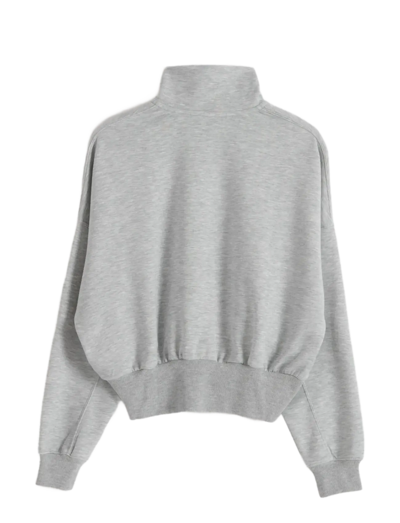 aim´n - Soft Modal Zip Jacket - sweatshirts - light grey melange - 2