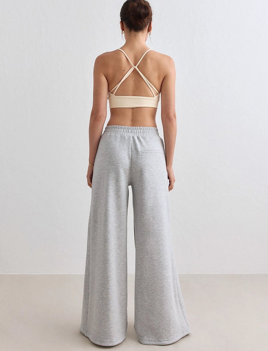 aim´n - Soft Modal Pants - trainingshosen - light grey melange - 4