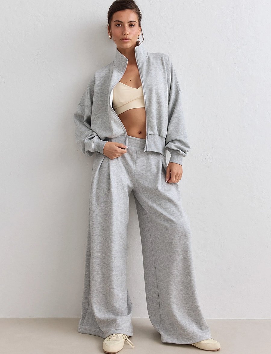 aim´n - Soft Modal Pants - trainingshosen - light grey melange - 5