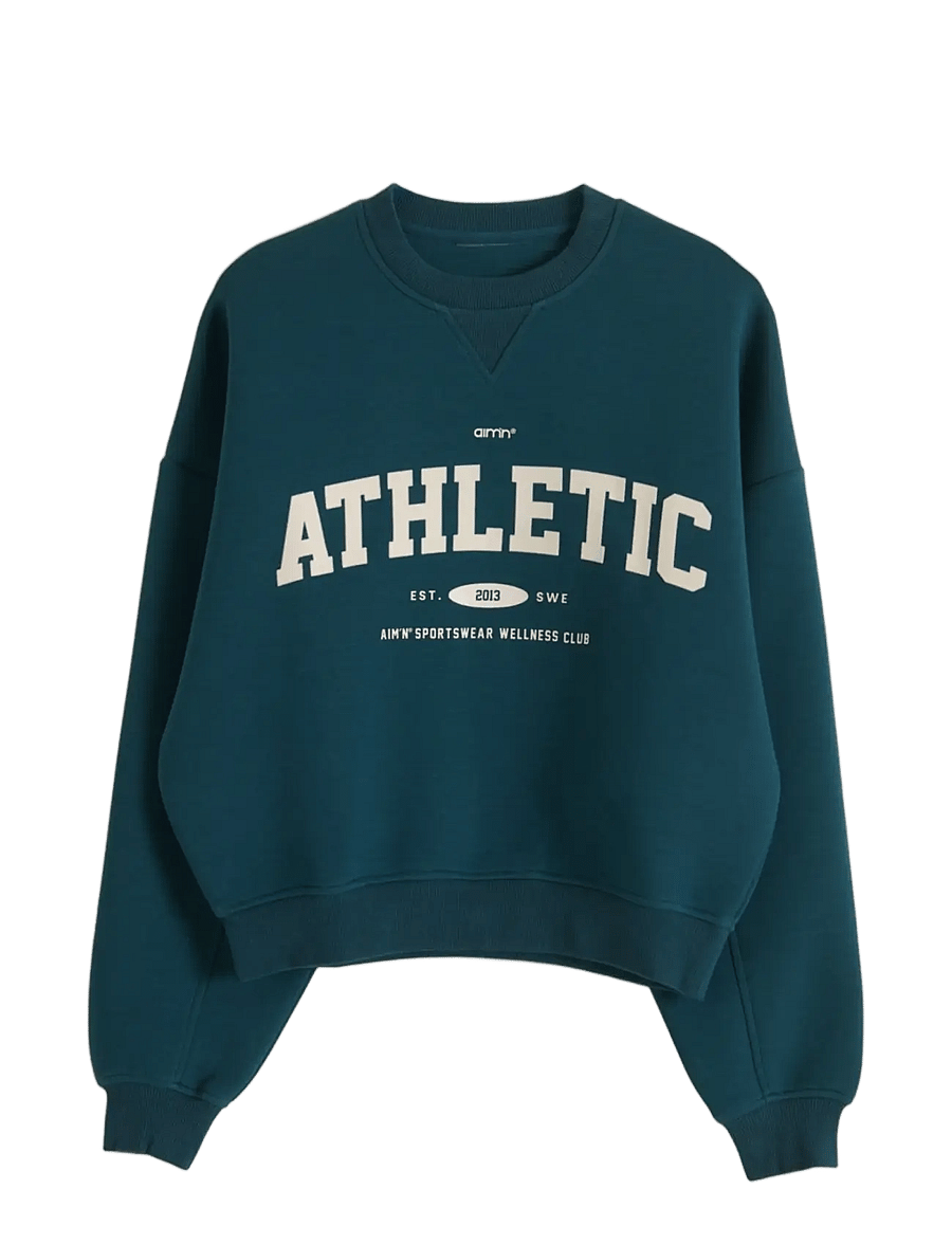 aim´n - Athletics Club Sweatshirt - sweatshirts - lagoon - 1