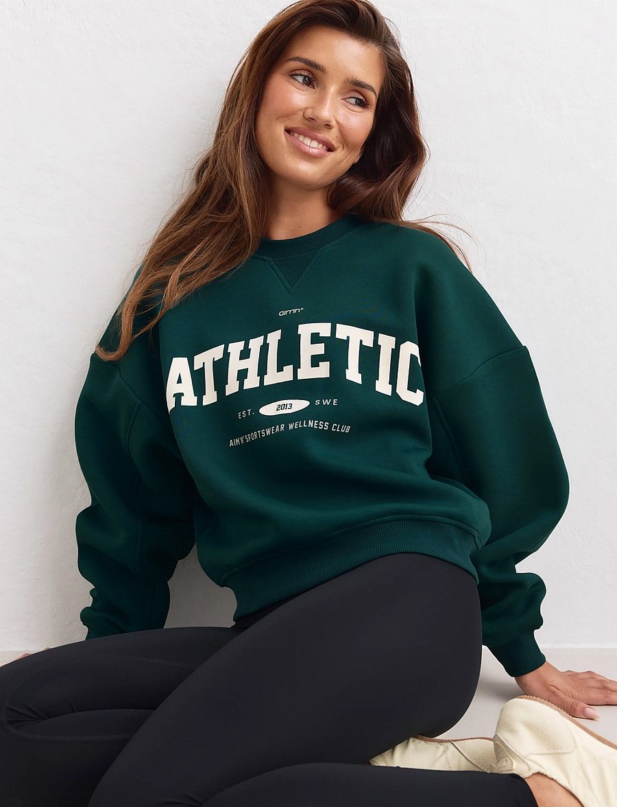 aim´n - Athletics Club Sweatshirt - sweatshirts - lagoon - 0