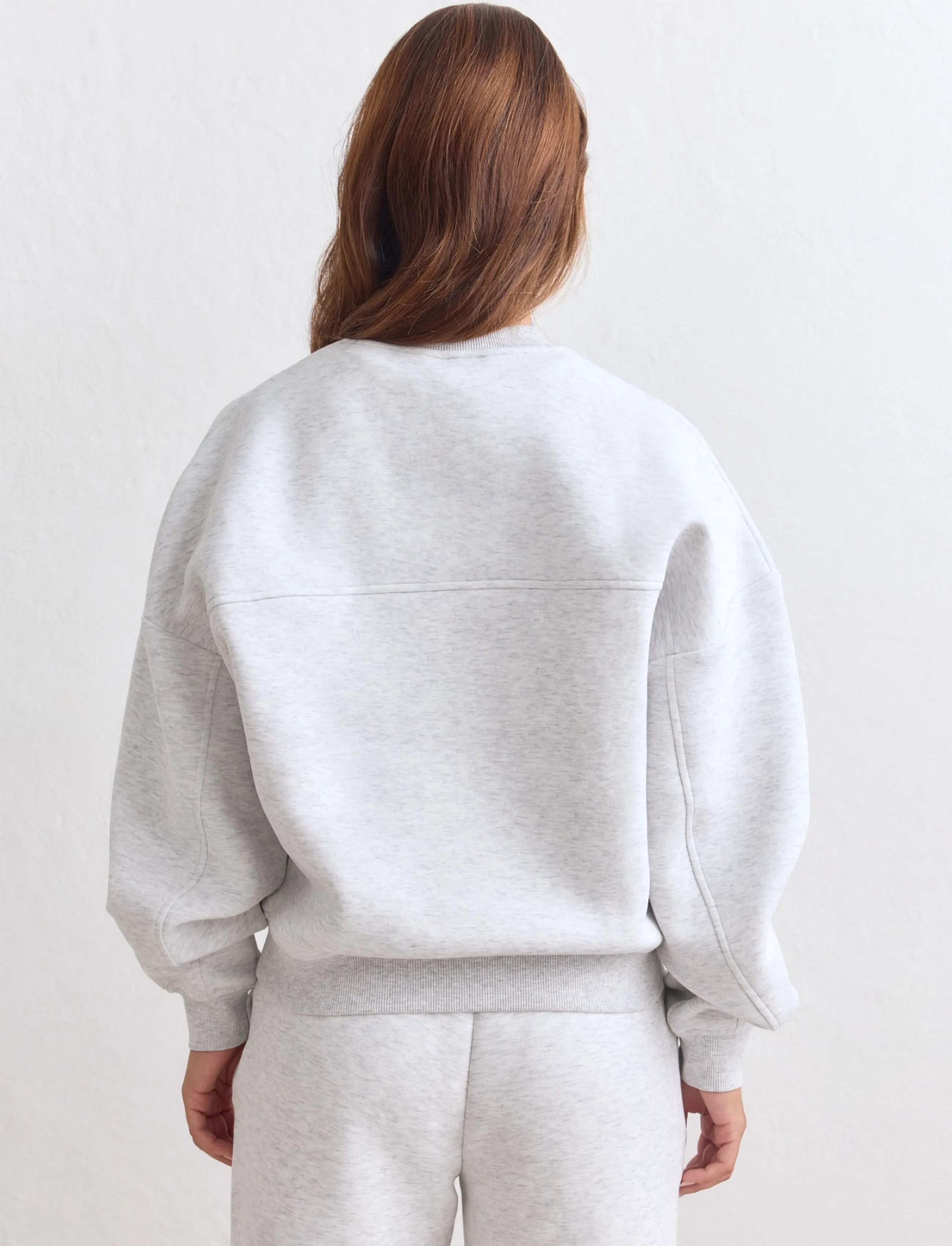 aim´n - Athletics Club Sweatshirt - Överdelar - light grey melange - 5