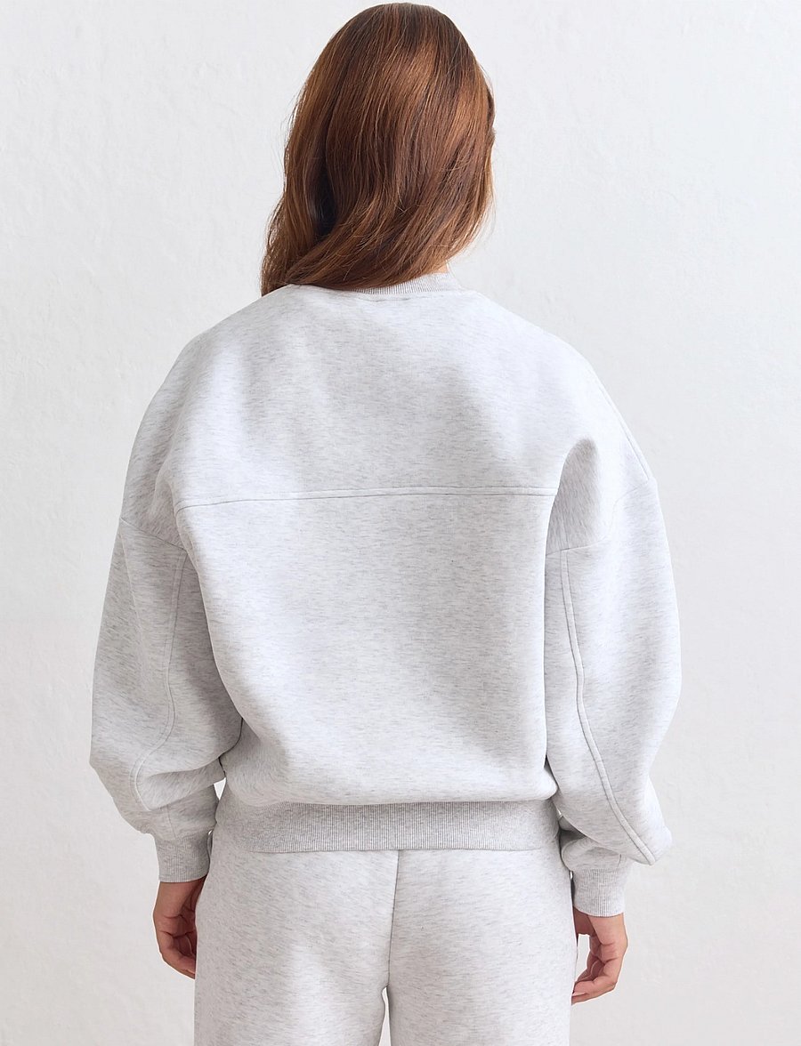 aim´n - Athletics Club Sweatshirt - Överdelar - light grey melange - 5