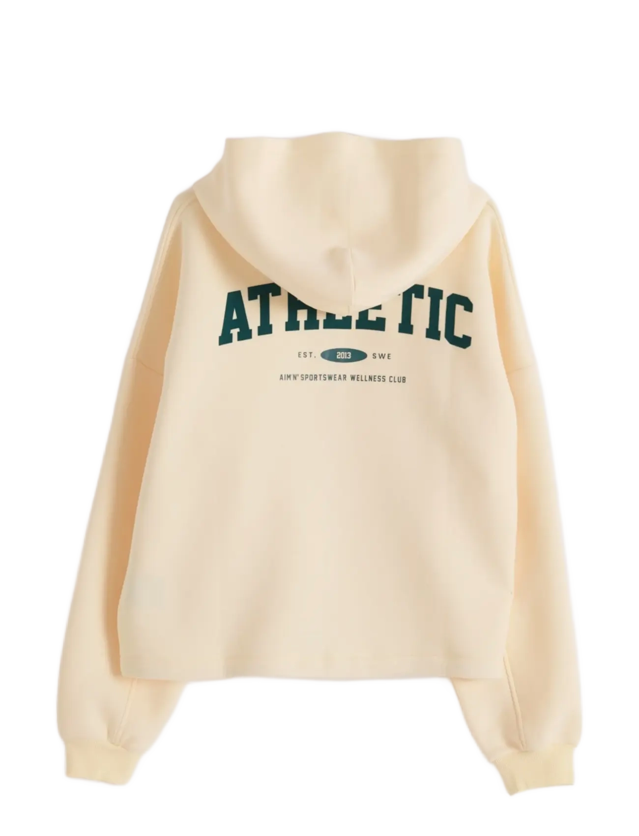 aim´n - Athletics Club Zip Hood - huvtröjor - oat - 2