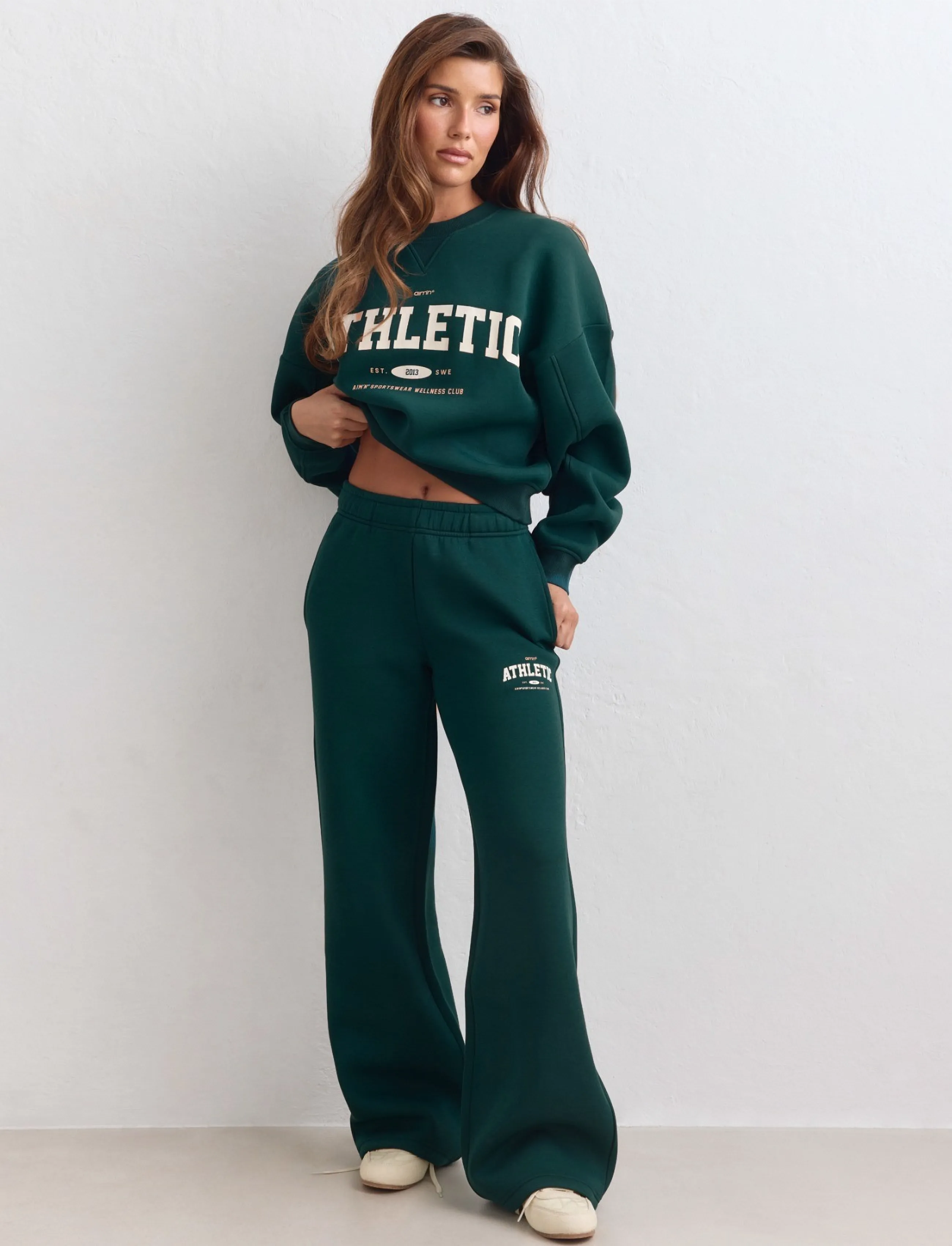 aim´n Athletics Club Sweatpants - Colours of the season - LAGOON / green