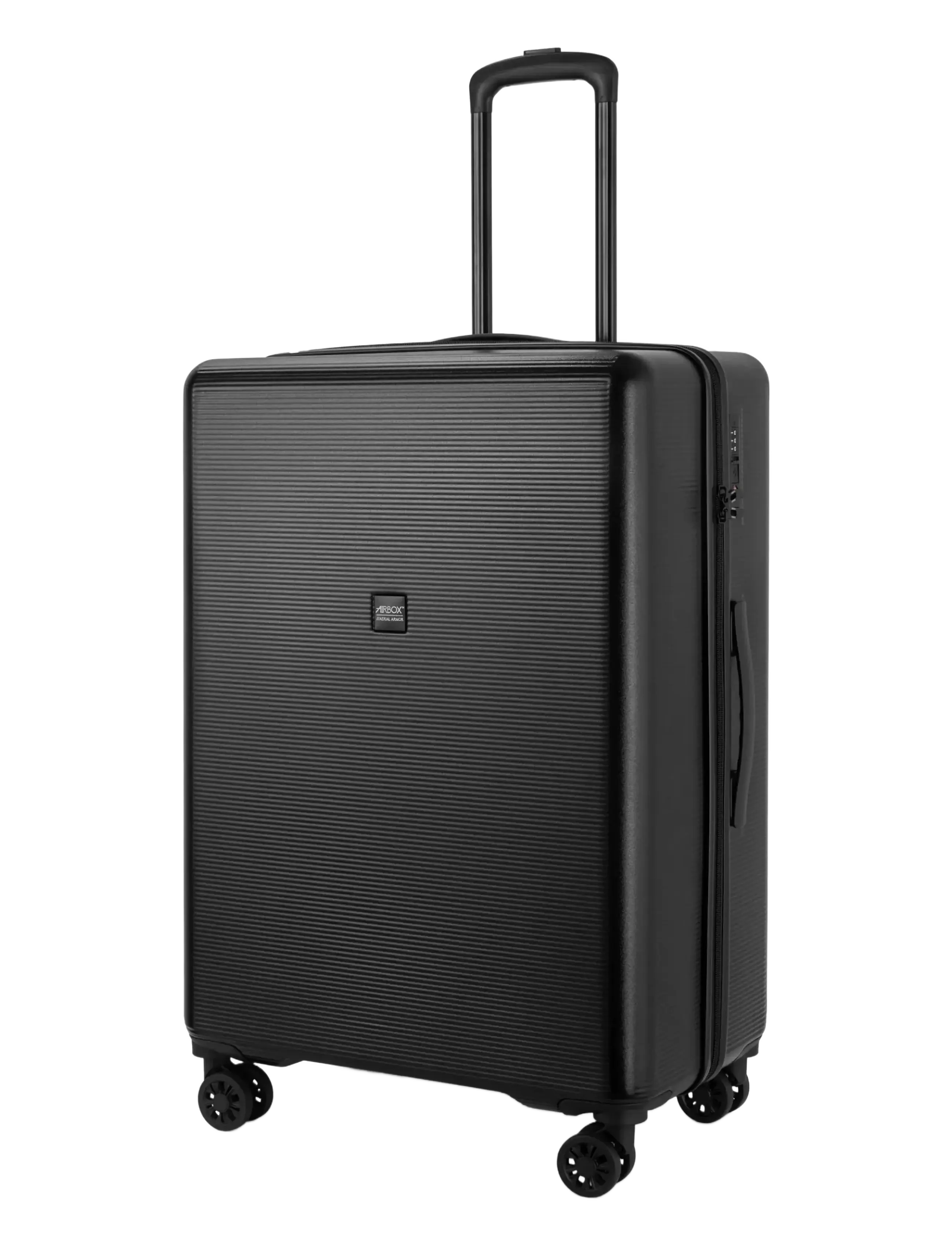 AIRBOX Travelgear Aibaz26401, 65, Black, Suitcases > Hardshell Suitcases, Herre