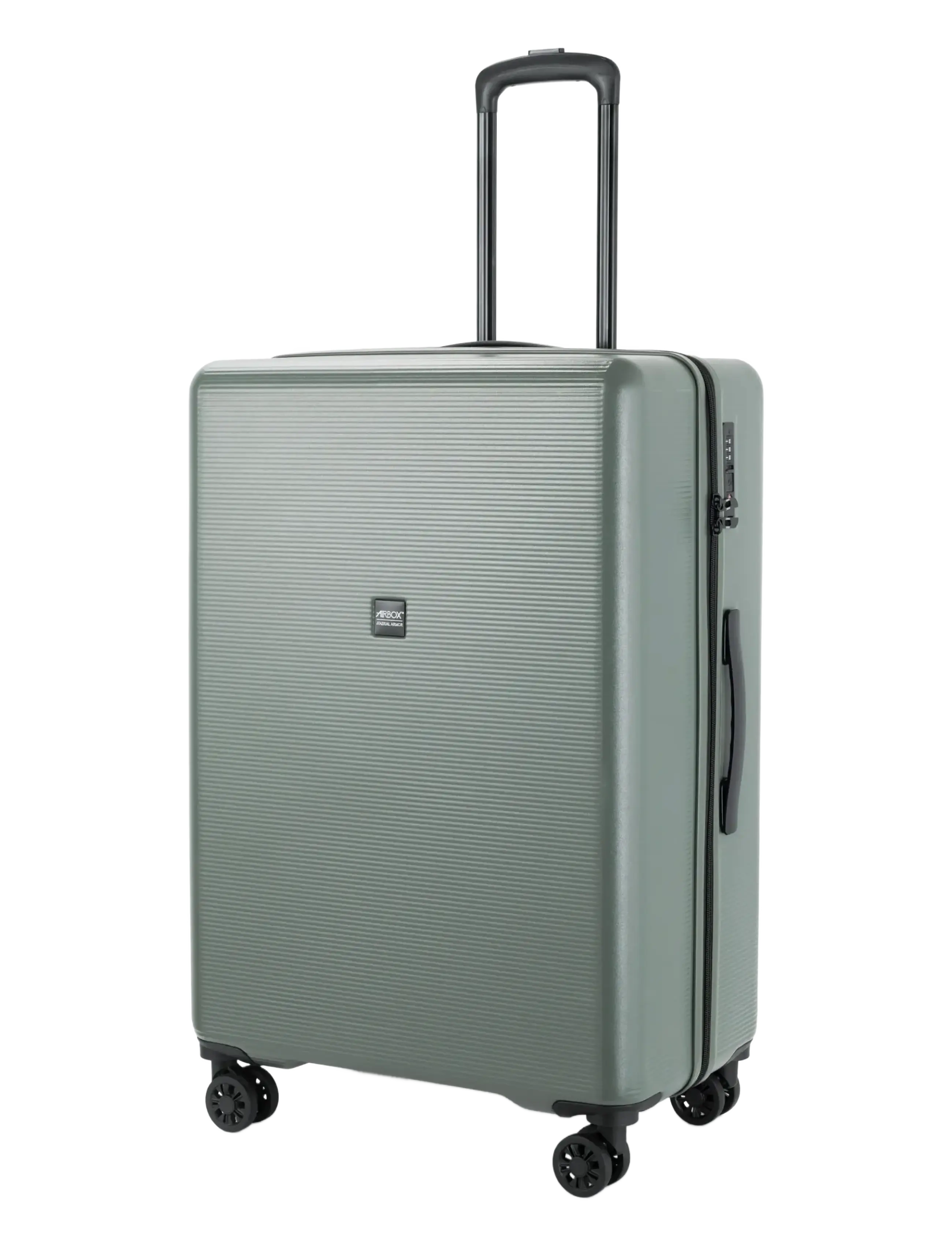 AIRBOX Travelgear Aibaz26401, 55, Green, Suitcases > Hardshell Suitcases, Herre