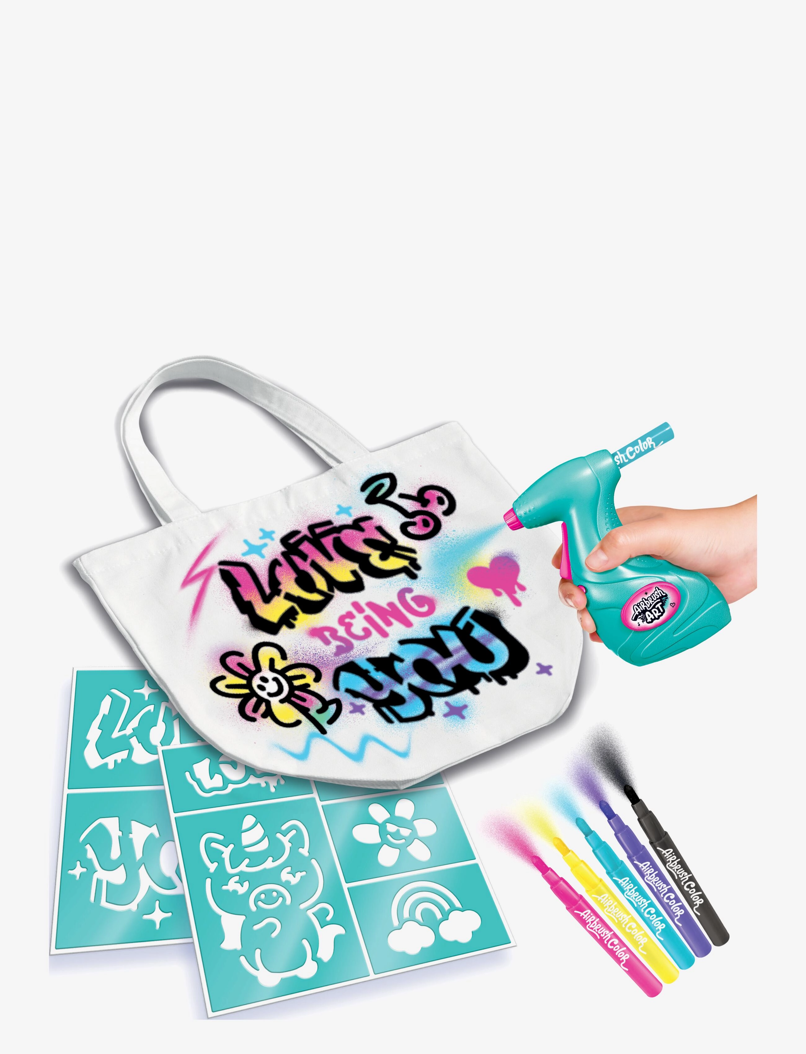 Airbrush Plush - AIRBRUSH ART Fashion Design Kit - kreasæt - multicolor - 1