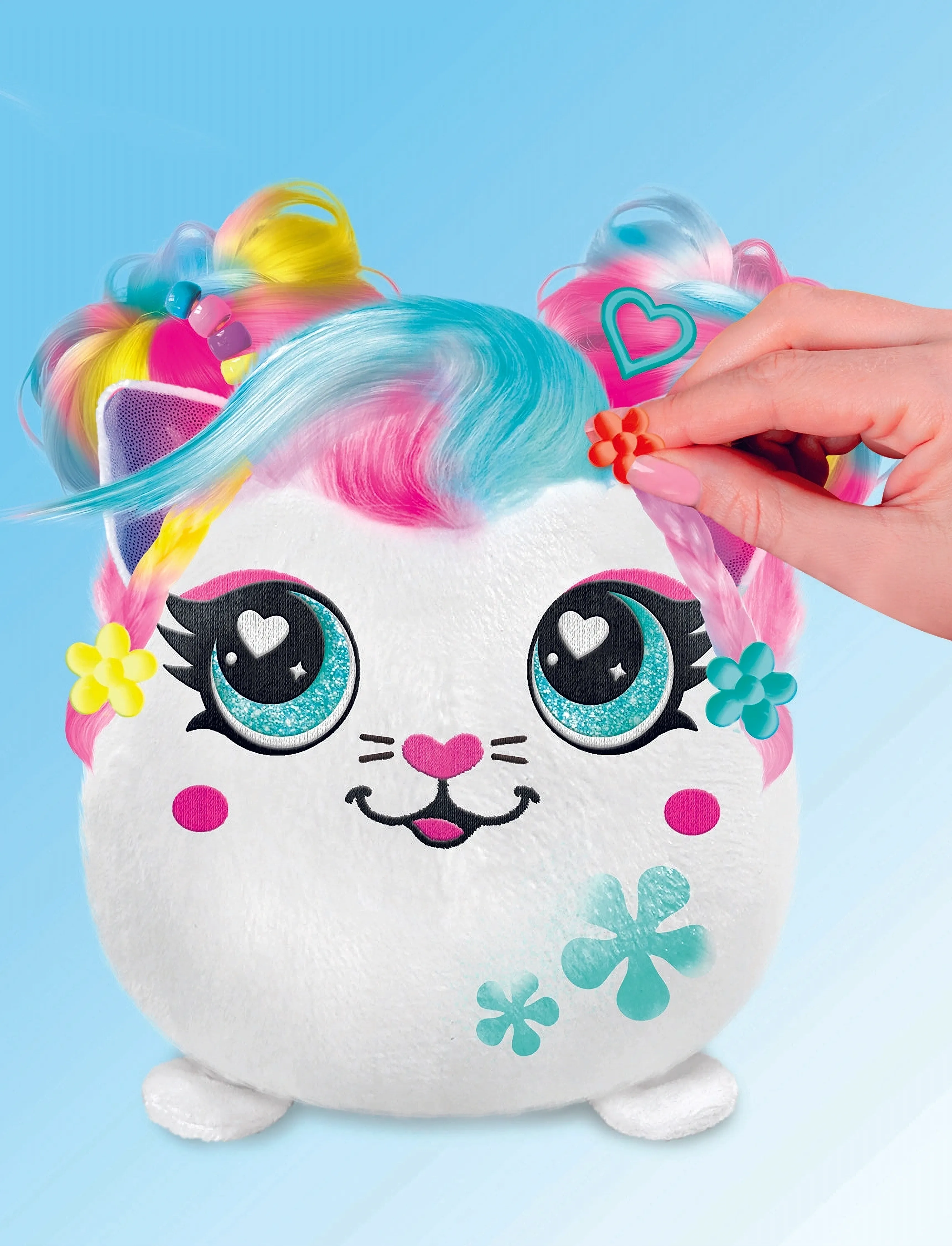 Airbrush Plush - AIRBRUSH PLUSH Hair'iffic 17cm Squish Pal-Precious - bamser - multicolor - 4