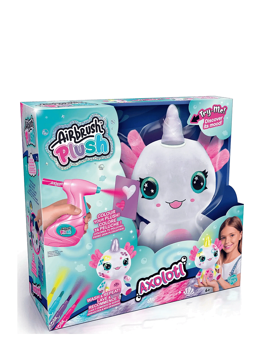 Airbrush Plush - AIRBRUSH PLUSH Axolotlcorn 20cm - slím - multicolor - 1