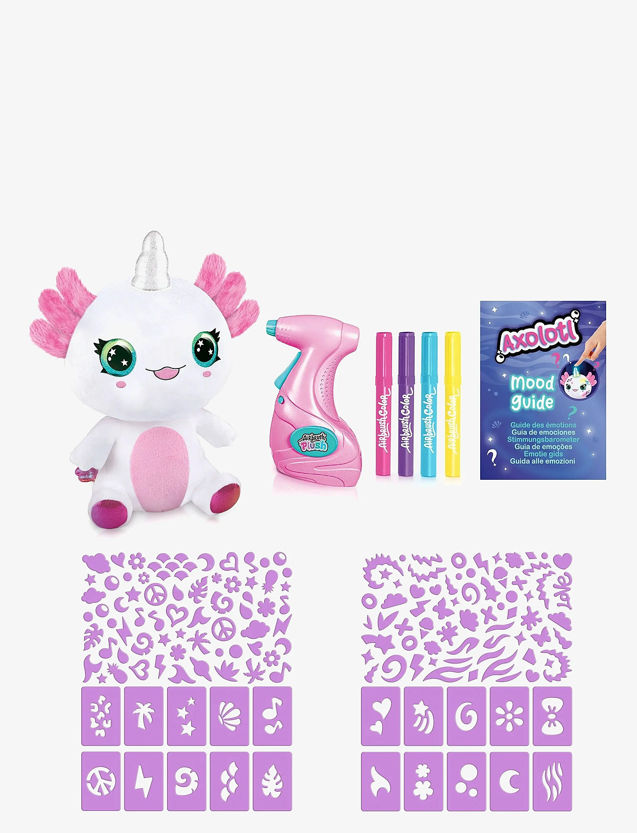 Airbrush Plush - AIRBRUSH PLUSH Axolotlcorn - slajm - multicolor - 2