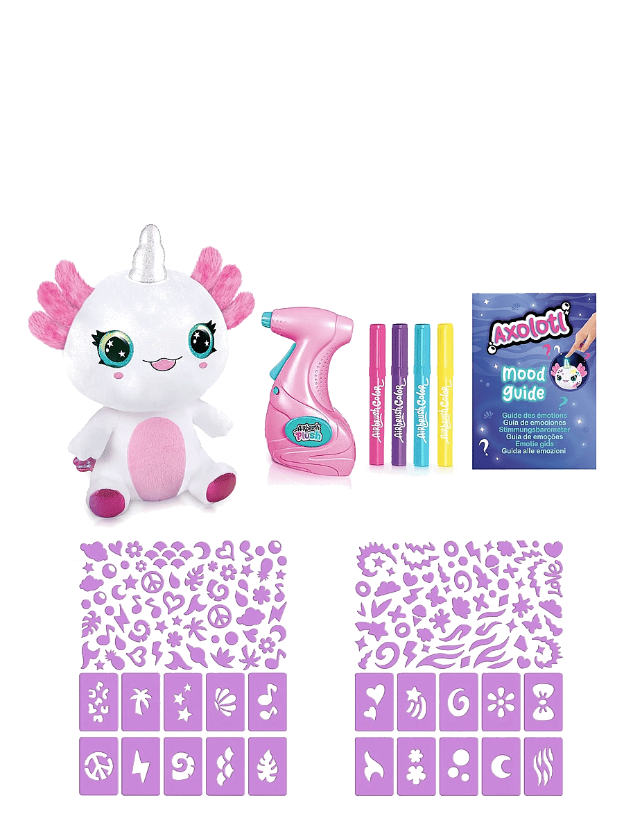 Airbrush Plush - AIRBRUSH PLUSH Axolotlcorn 20cm - slím - multicolor - 2