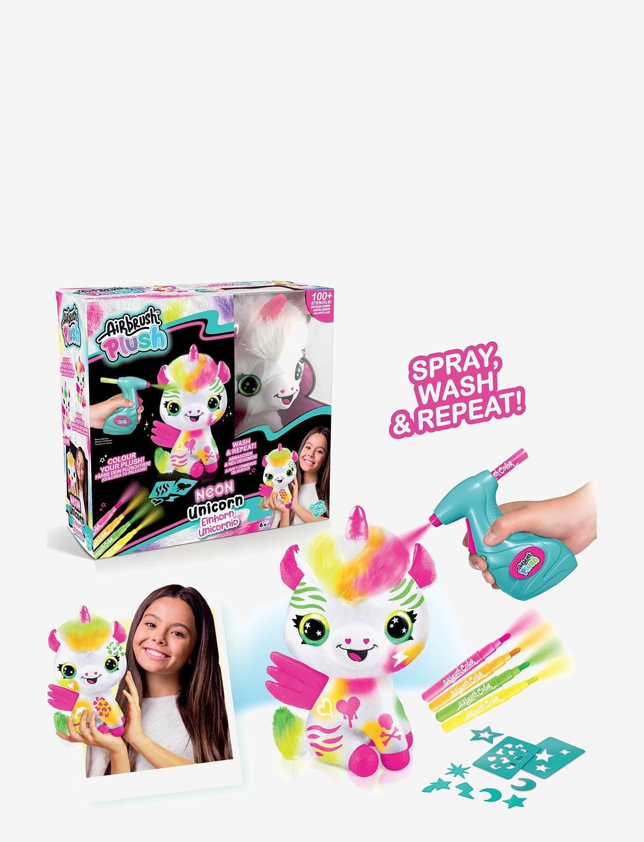 Airbrush Plush - AIRBRUSH PLUSH Neon Unicorn - multicolor - 3